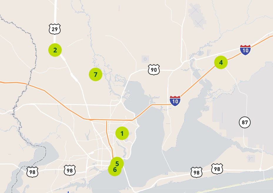 Business Parks Map