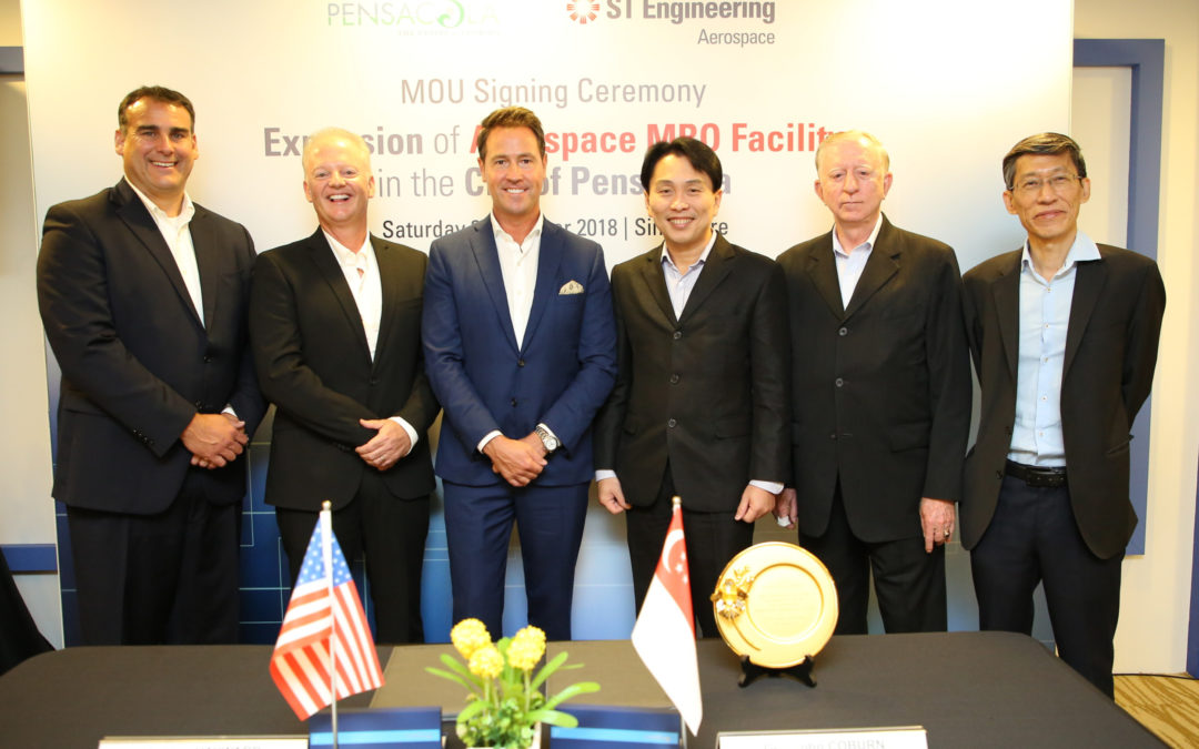 ST Engineering Aerospace signs Memorandum of Understanding to expand its presence at the Pensacola International Airport