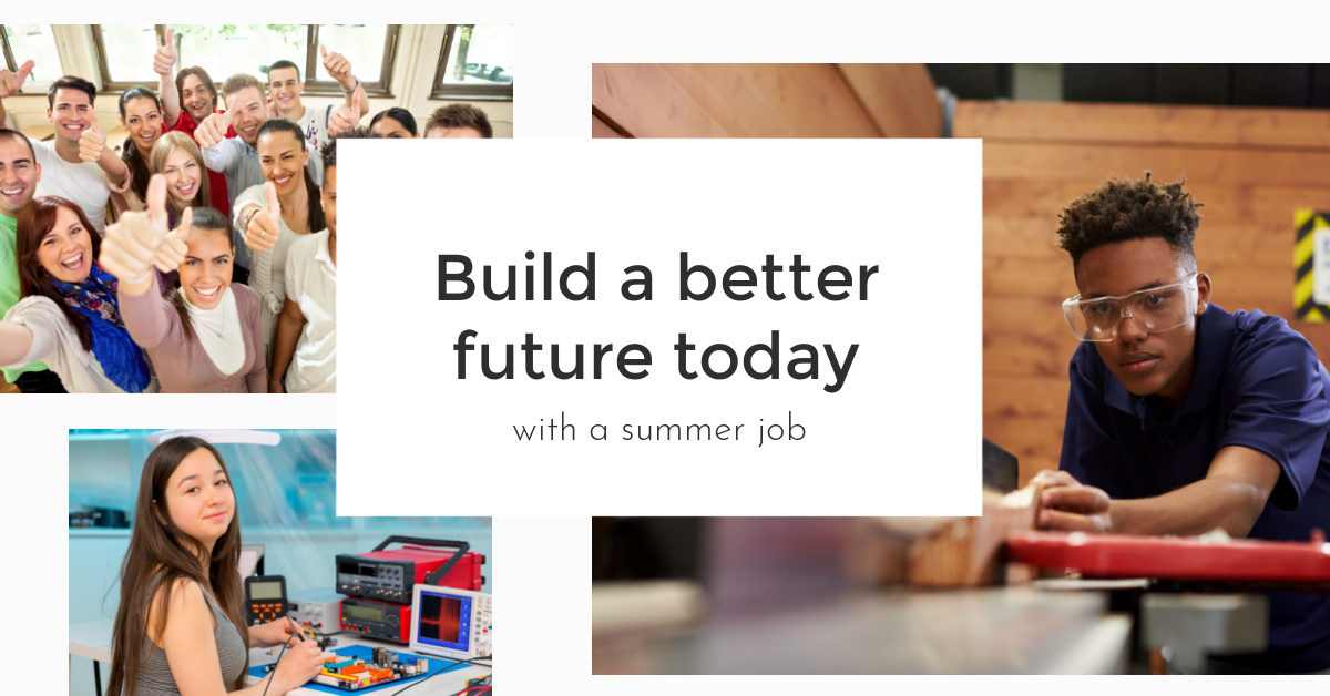facebook ad summer is a great time for a job